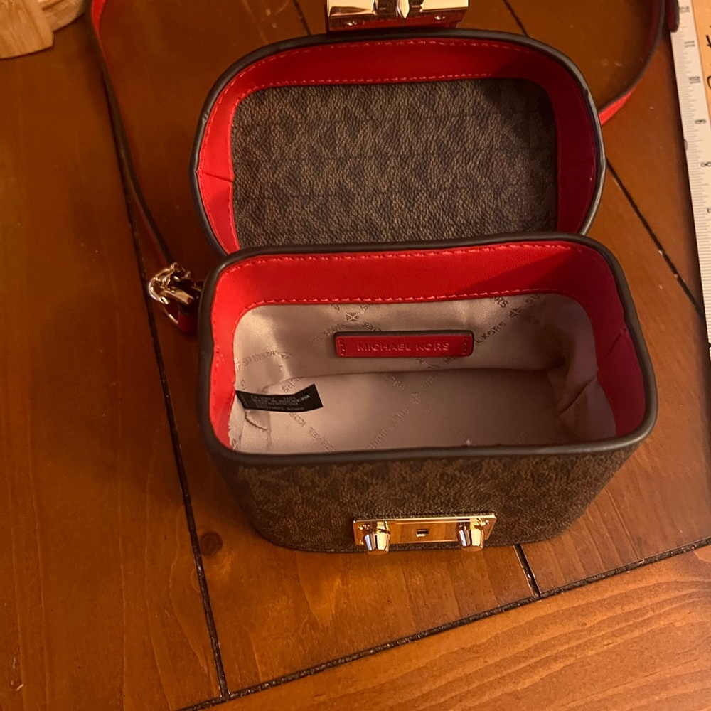 Michael Kors Rosa Mini Trunk Crossbody Bag - Picture 12 of 16